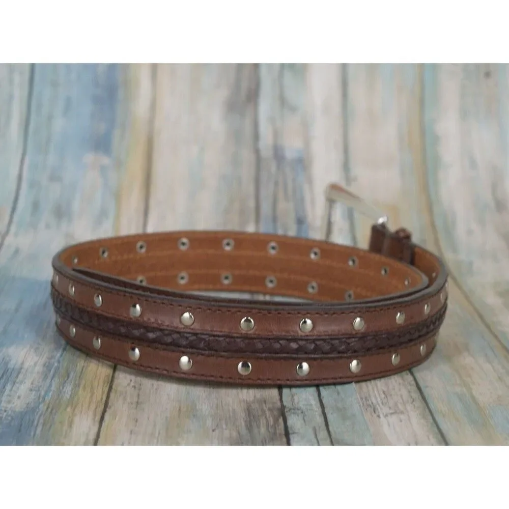 Michael Kors Studded Braided Belt Size 30